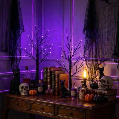 Spooky Halloween Tree Lights