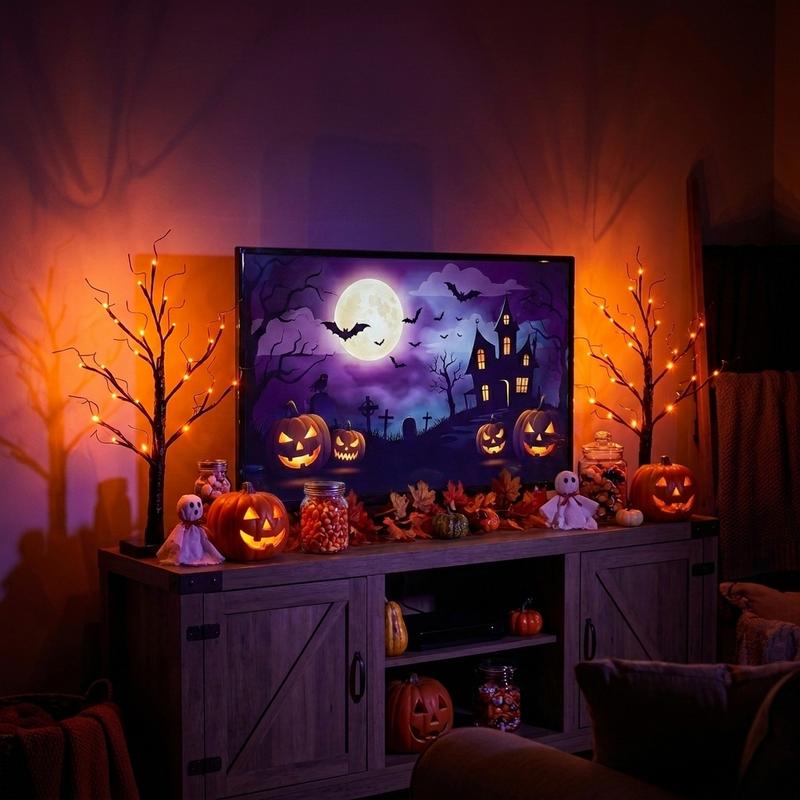 Spooky Halloween Tree Lights