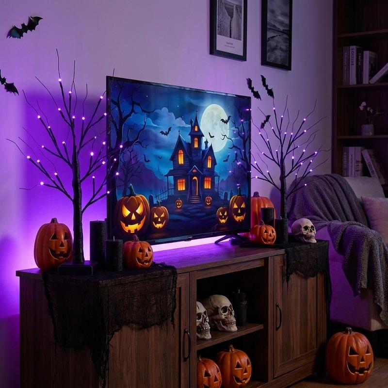 Spooky Halloween Tree Lights