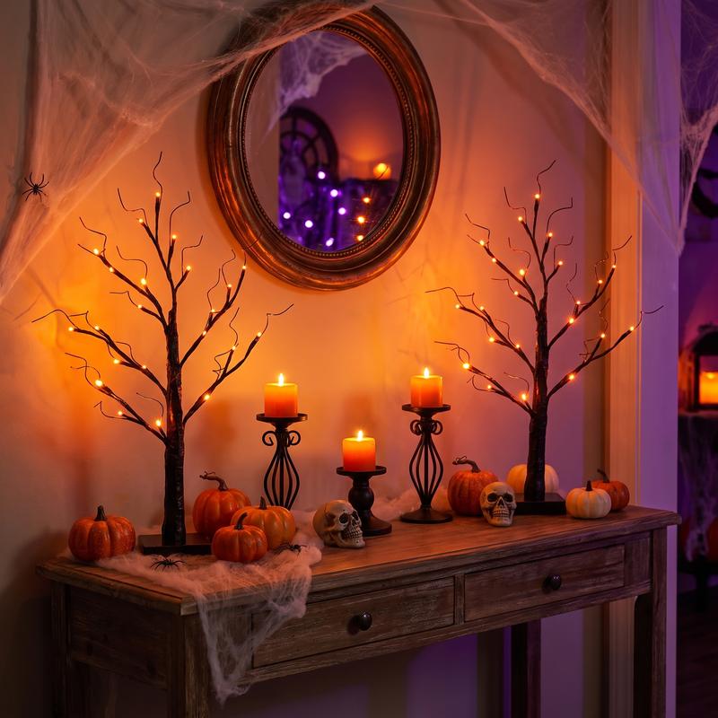 Spooky Halloween Tree Lights